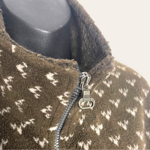 MUSKOKA Lakes Plush Zip Front Jacket Size Medium Green - Picture 10 of 16